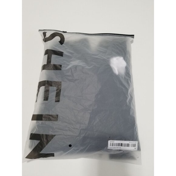 SHEIN MOD Button Contrasting Colors Trousers In Black - Size Medium - Picture 5 of 6